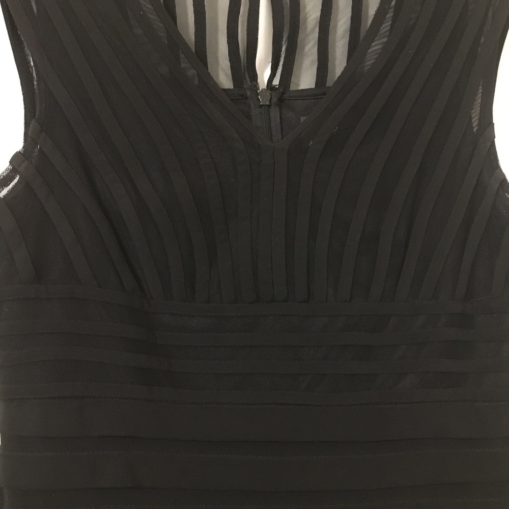SOLD Adrianna Papell Black BodyCon Dress 10P Sexy - Picture 2 of 4